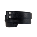 Chrome Hearts Black Leather Belt Strap