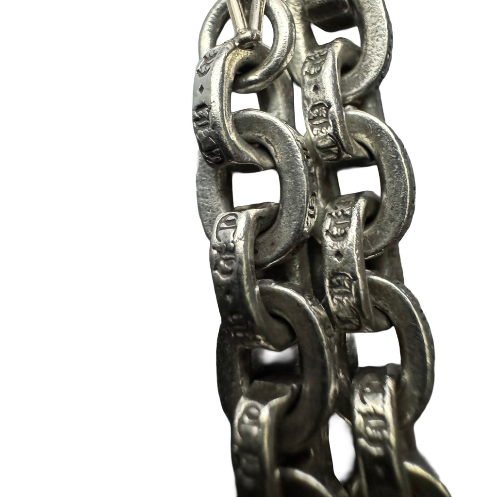 Chrome Hearts Silver Paper Chain Bracelet - 7 Inch