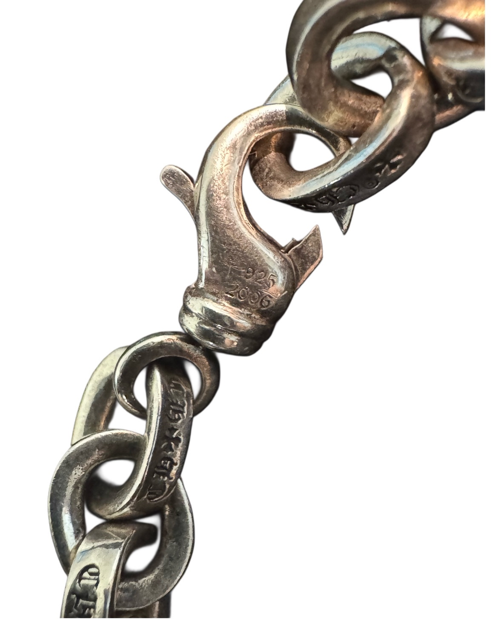 Chrome Hearts Large Paperchain Bracelet with Lobster Clasp