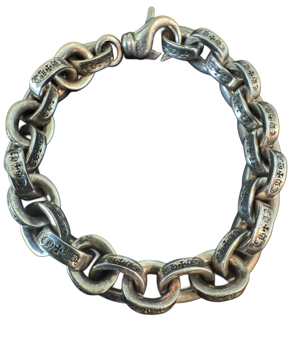 Chrome Hearts Large Paperchain Bracelet with Lobster Clasp