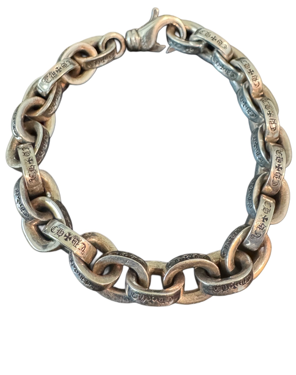 Chrome Hearts Large Paperchain Bracelet with Lobster Clasp
