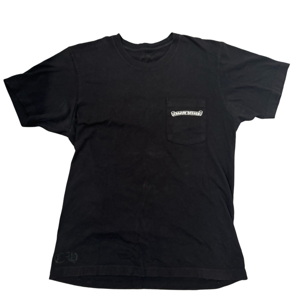 Chrome Hearts USA letter logo pocket tee
