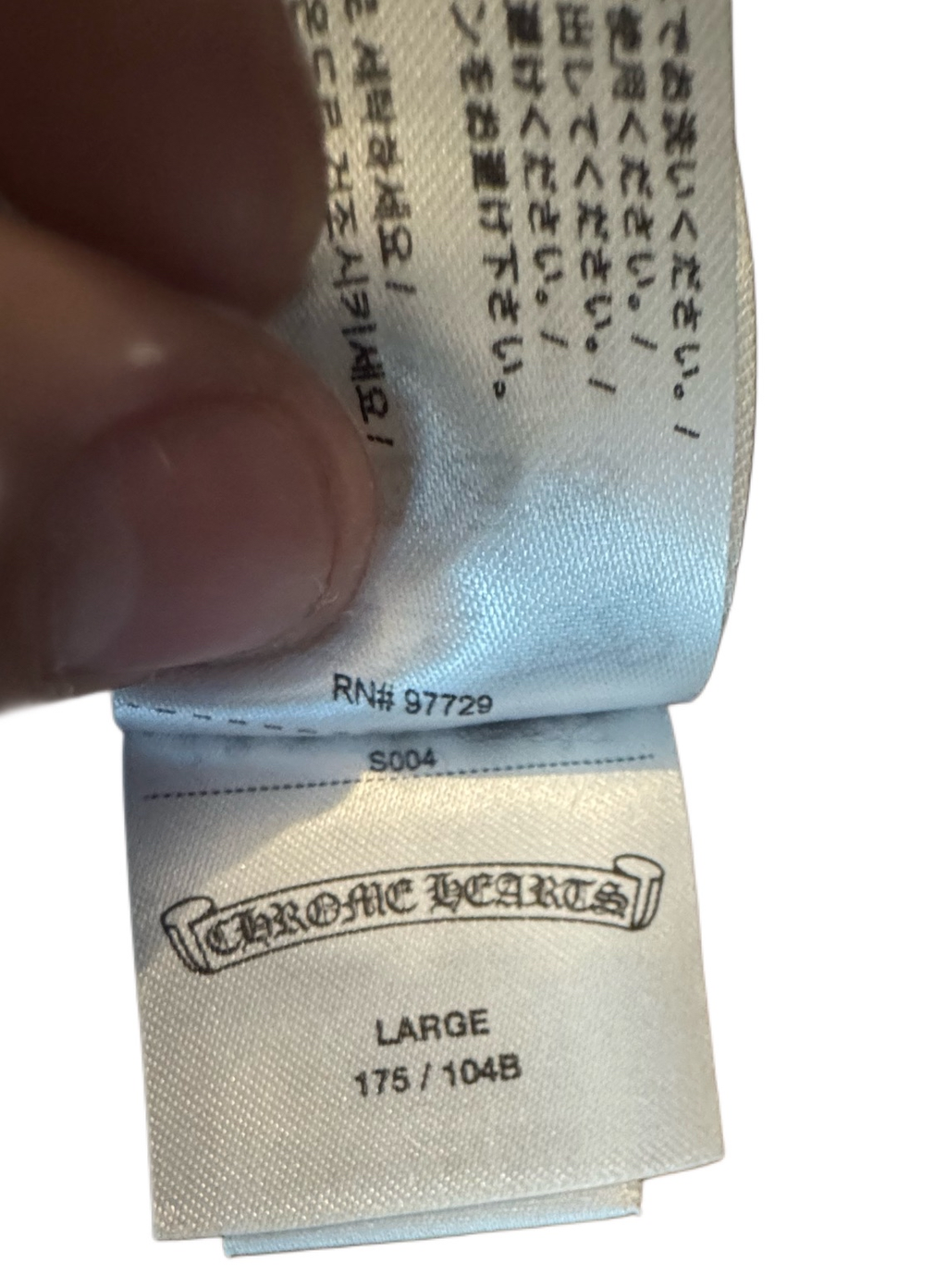 Chrome Hearts Black horseshoe Logo Tank top