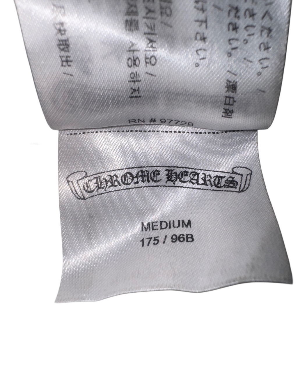 Chrome Hearts USA letter logo pocket tee