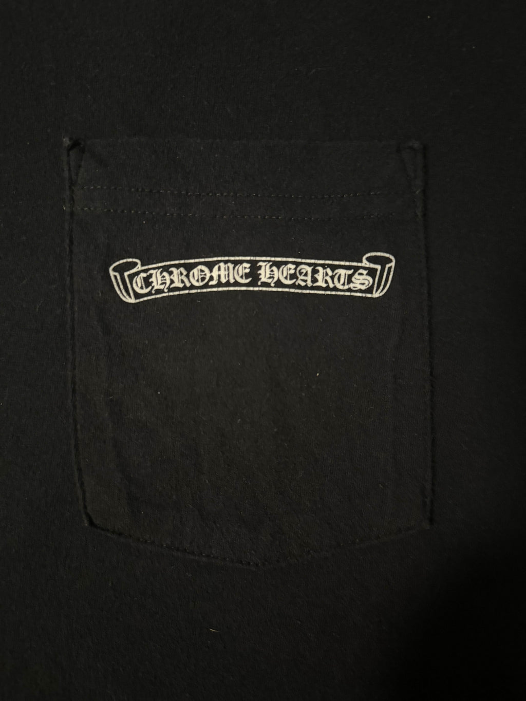 Chrome Hearts USA letter logo pocket tee