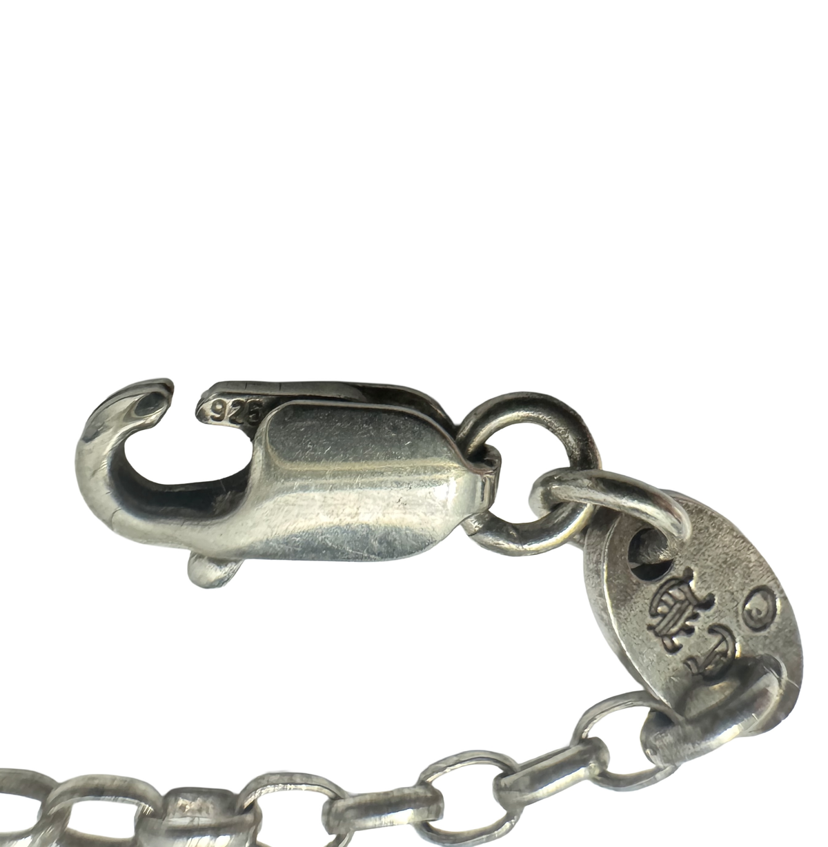 Chrome Hearts Diamond Safety Pin Necklace 22 IN