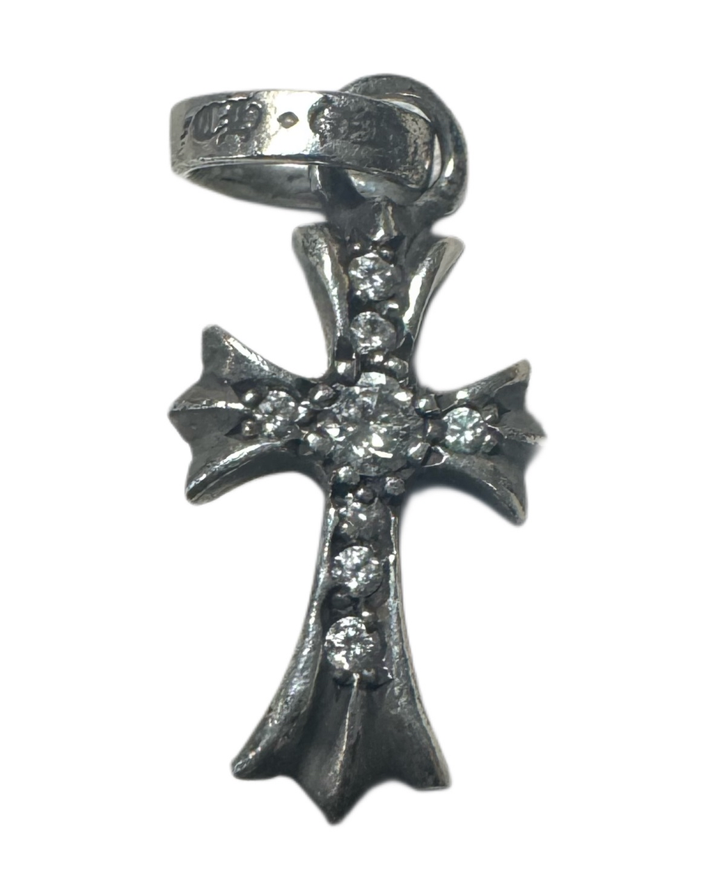 Chrome Hearts Pave Set Natural Diamond Babyfat pendant