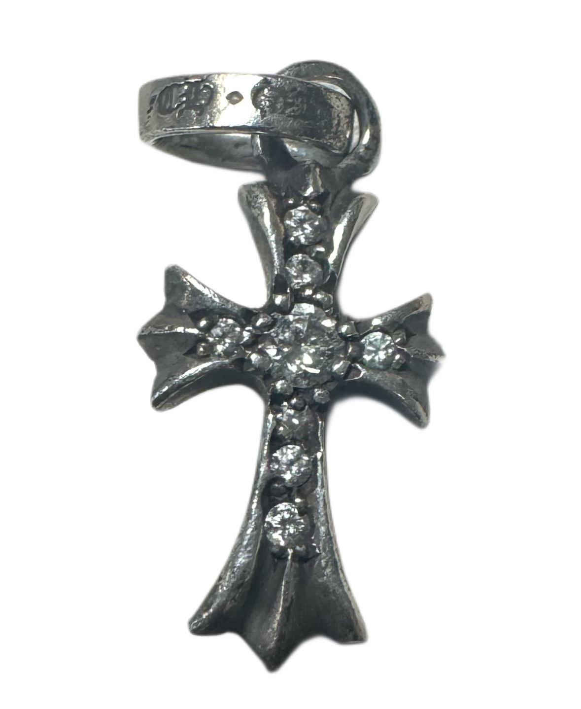 Chrome Hearts Pave Set Natural Diamond Babyfat pendant