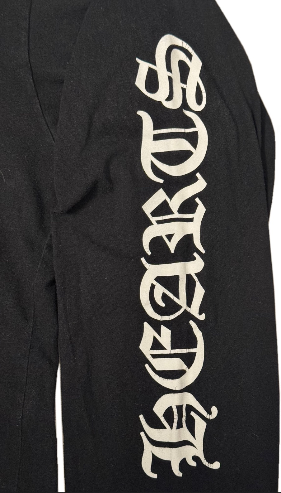 Chrome Hearts Black/White Neck Letter Long sleeve shirt