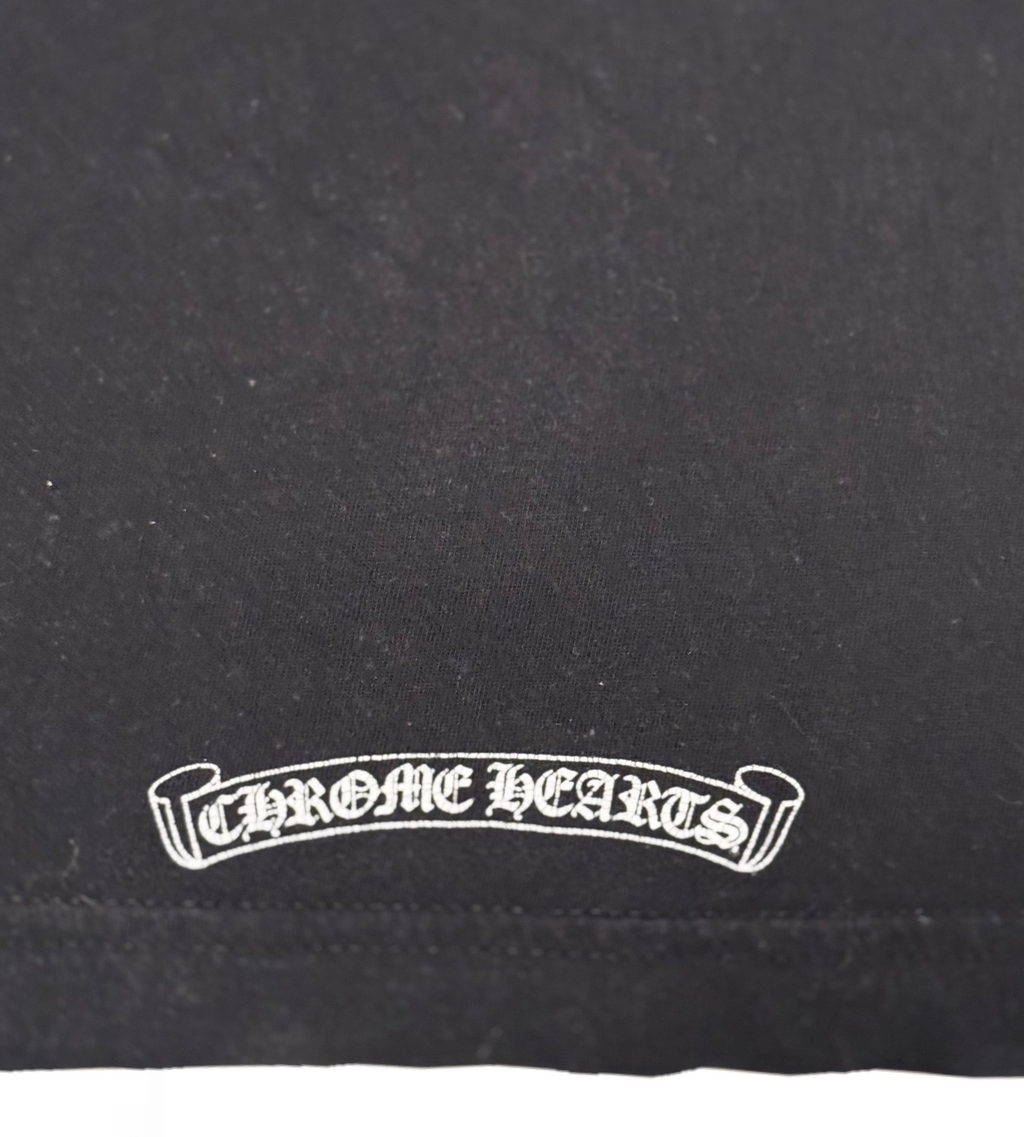 Chrome Hearts Black/White Neck Letter Long sleeve shirt