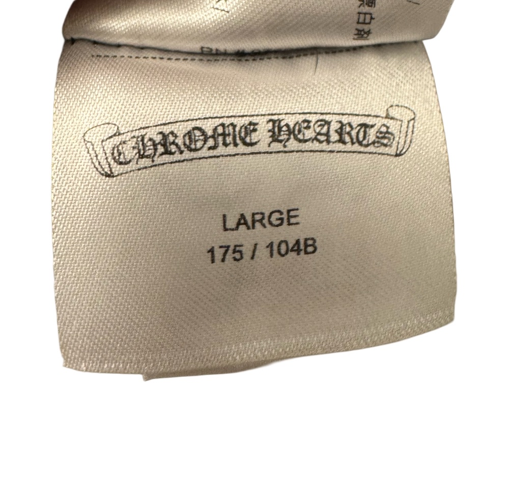 Chrome Hearts Black/White Neck Letter Long sleeve shirt