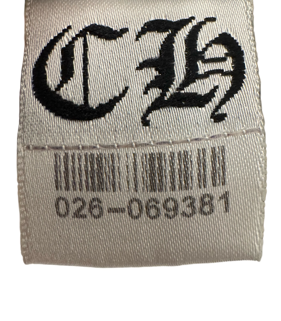 Chrome Hearts Black/White Neck Letter Long sleeve shirt