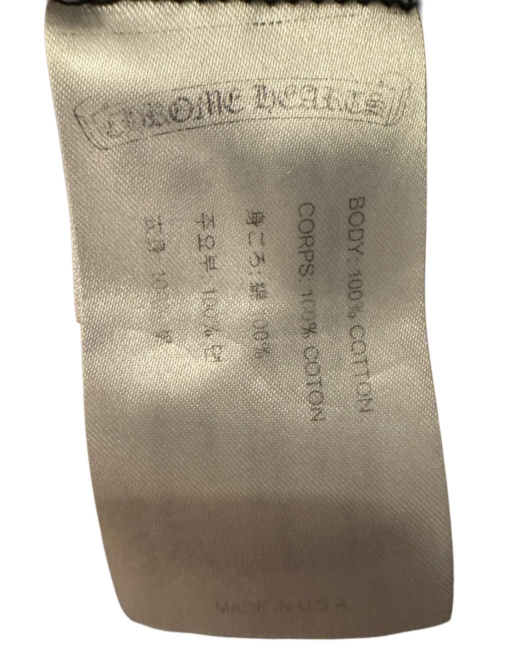 Chrome Hearts Black/Lime Eyechart with Floral Long sleeve shirt