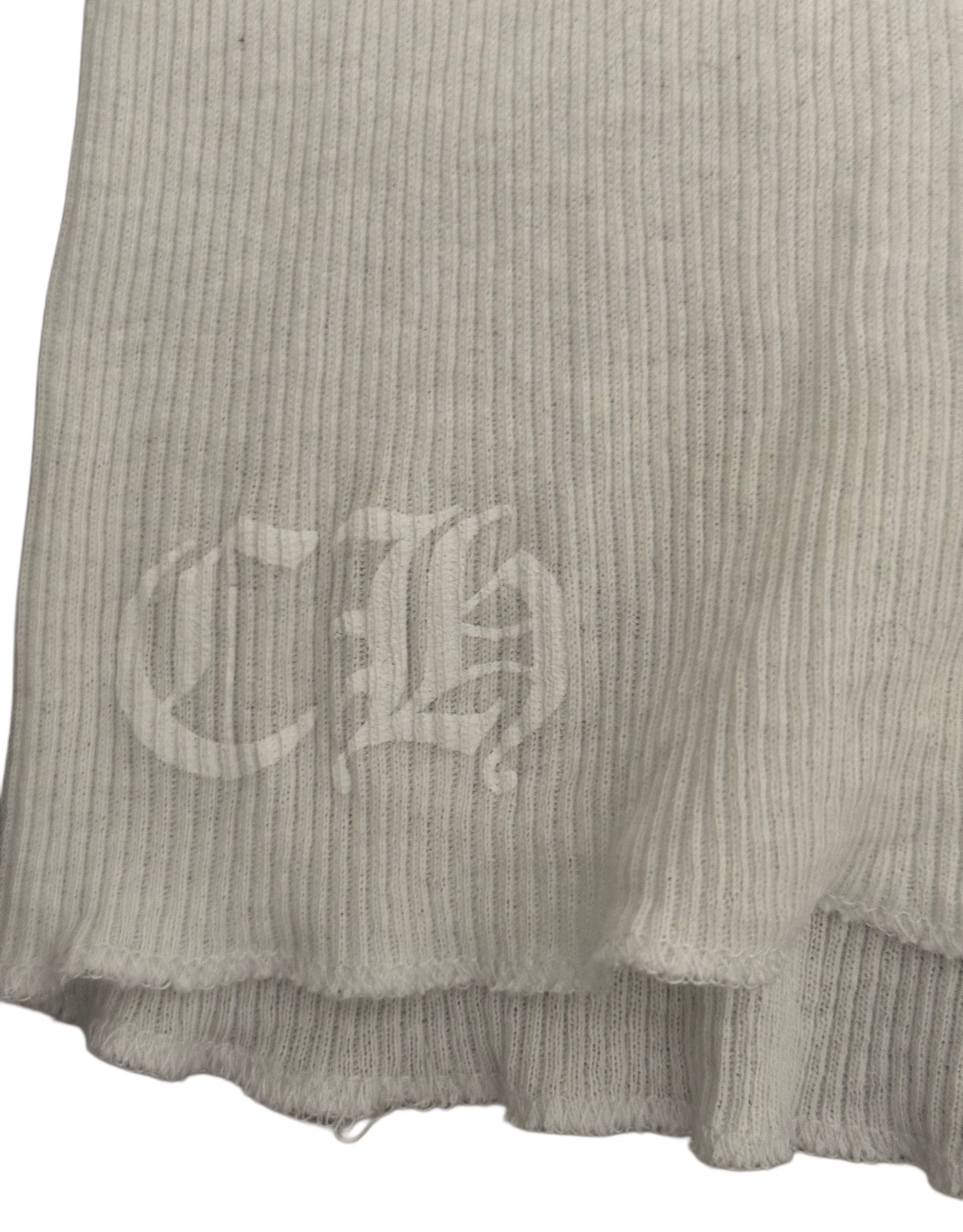 Chrome Hearts White T-bar/Cross Tank top