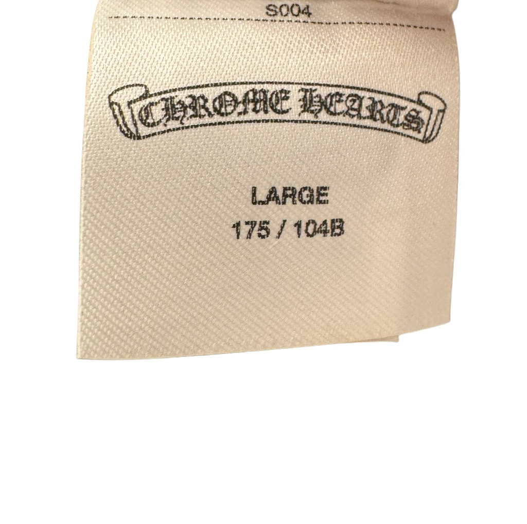 Chrome Hearts White T-bar/Cross Tank top