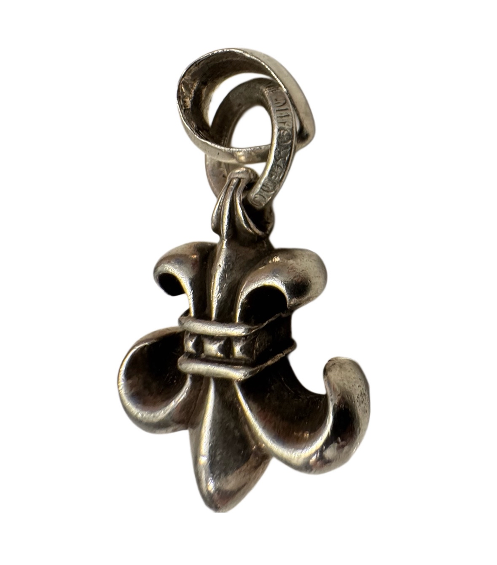 Chrome Hearts silver BS Fleur Pendant w/ bale