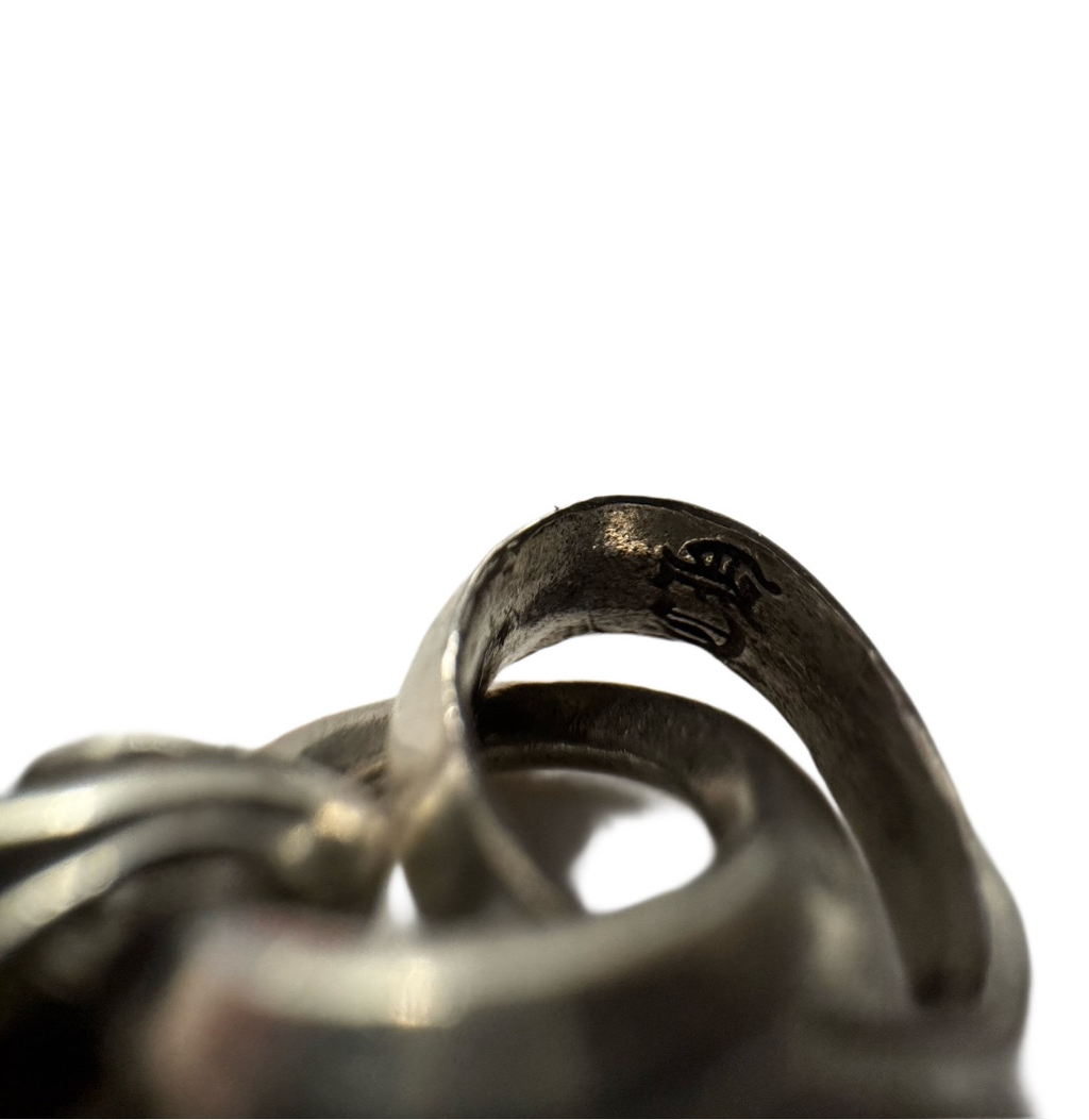 Chrome Hearts silver BS Fleur Pendant w/ bale