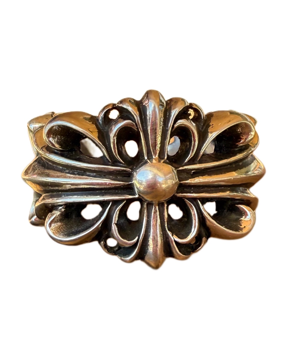 Chrome Hearts Silver Floral Ring