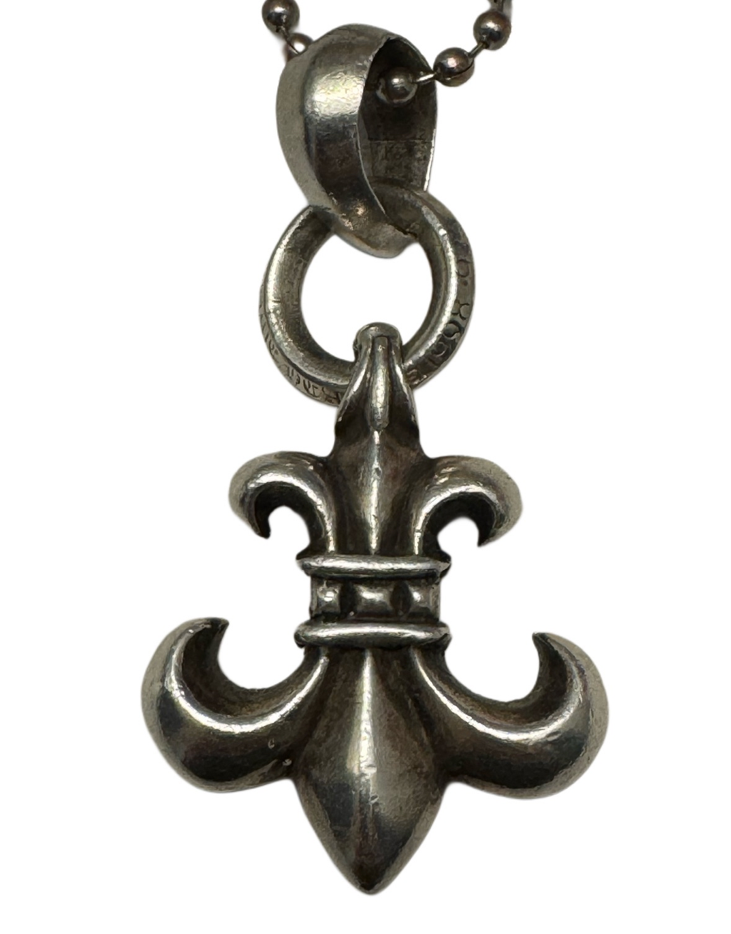 Chrome Hearts silver BS Fleur Pendant w/ bale