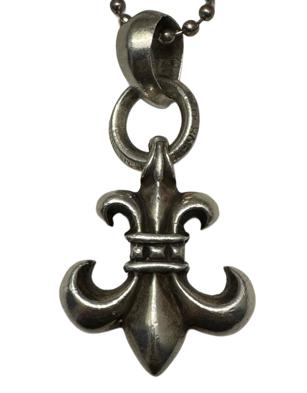 Chrome Hearts silver BS Fleur Pendant w/ bale