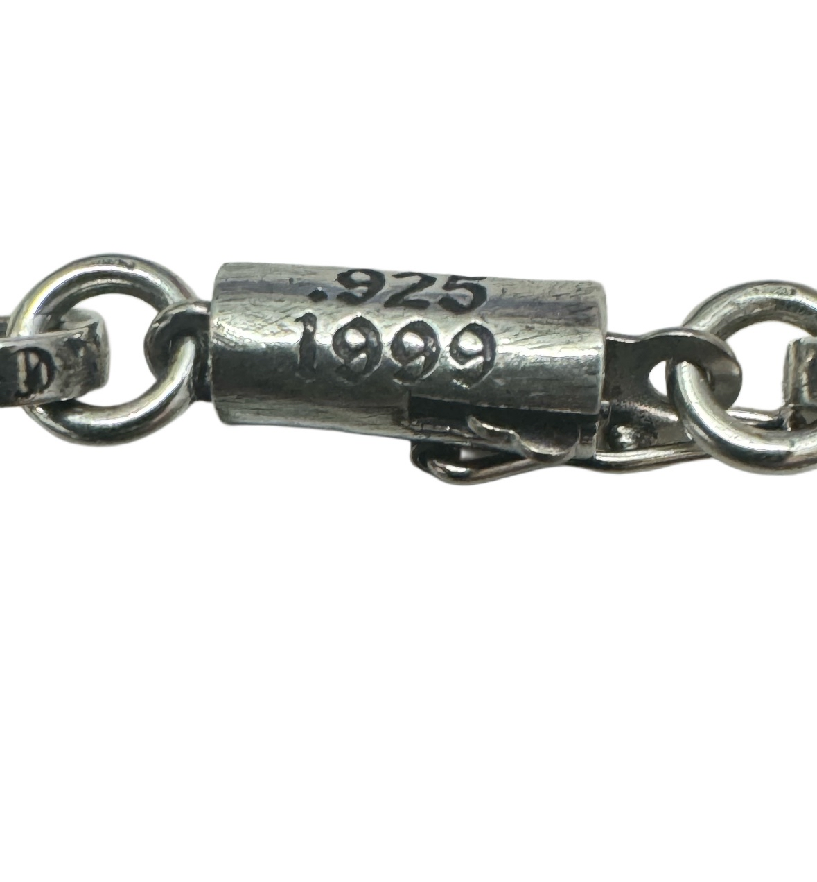 Chrome Hearts Silver 24 inch Paper-chain Necklace