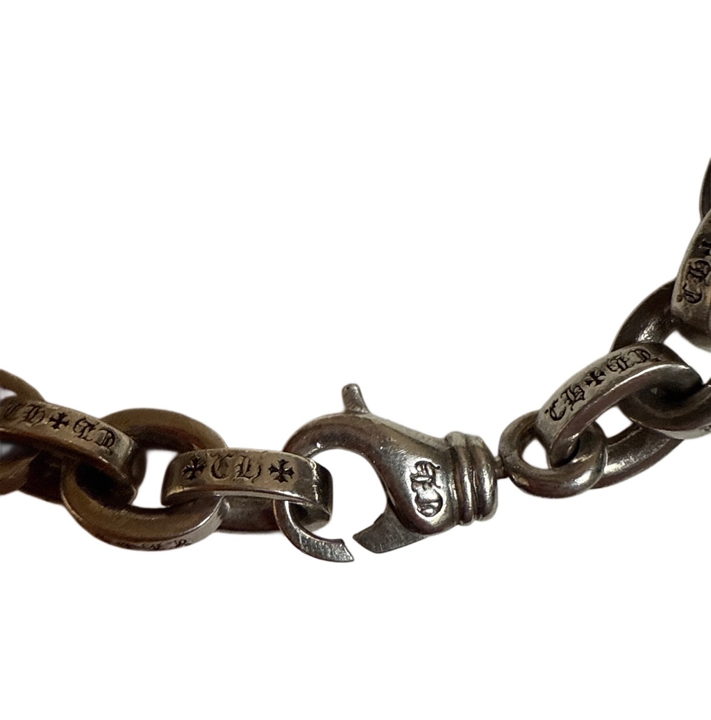 Chrome Hearts Large Paperchain Bracelet with Lobster Clasp 8IN