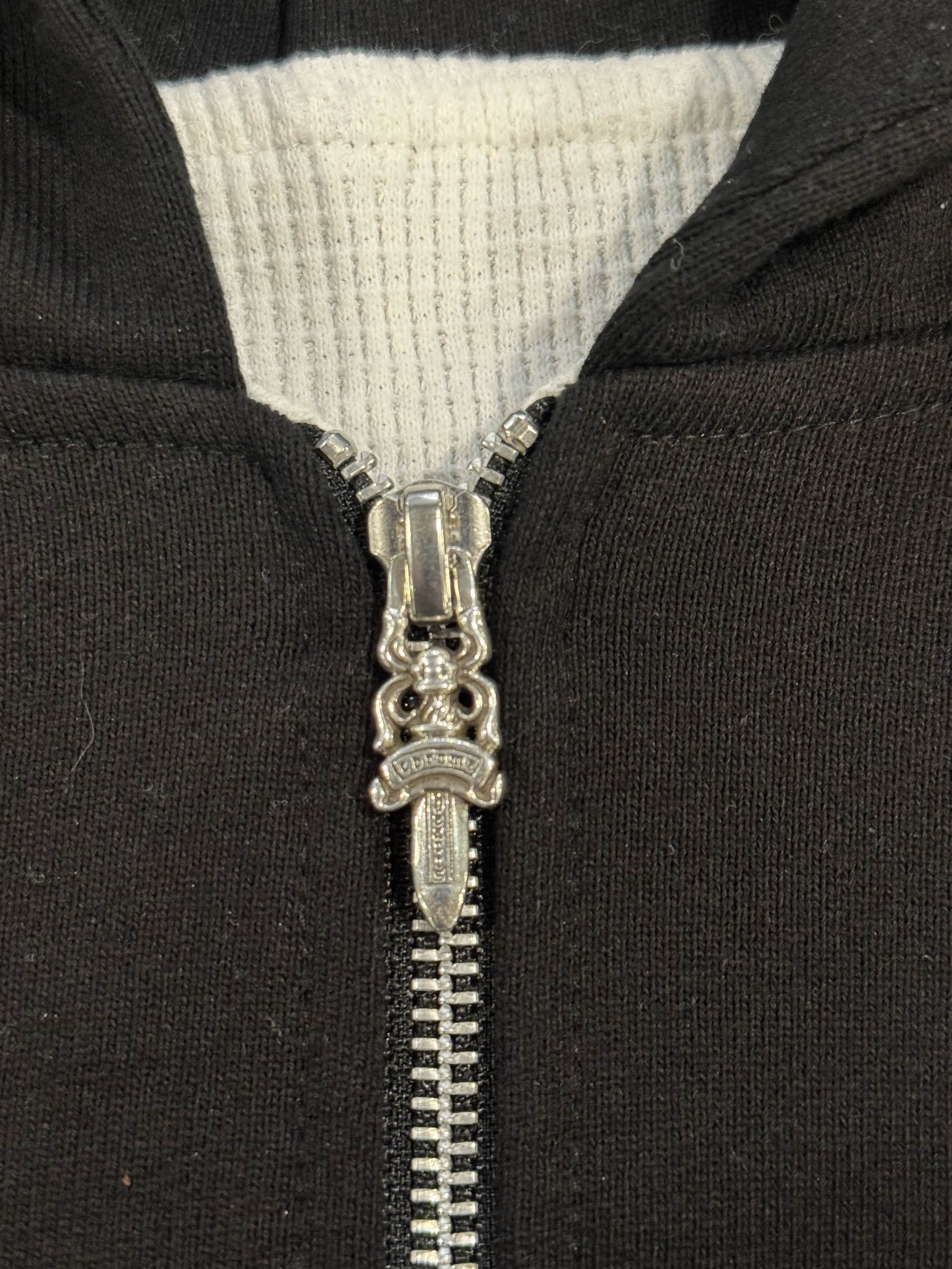 Chrome Hearts Exclusive F&F Black Matty boy Zip-up with White thermal inline
