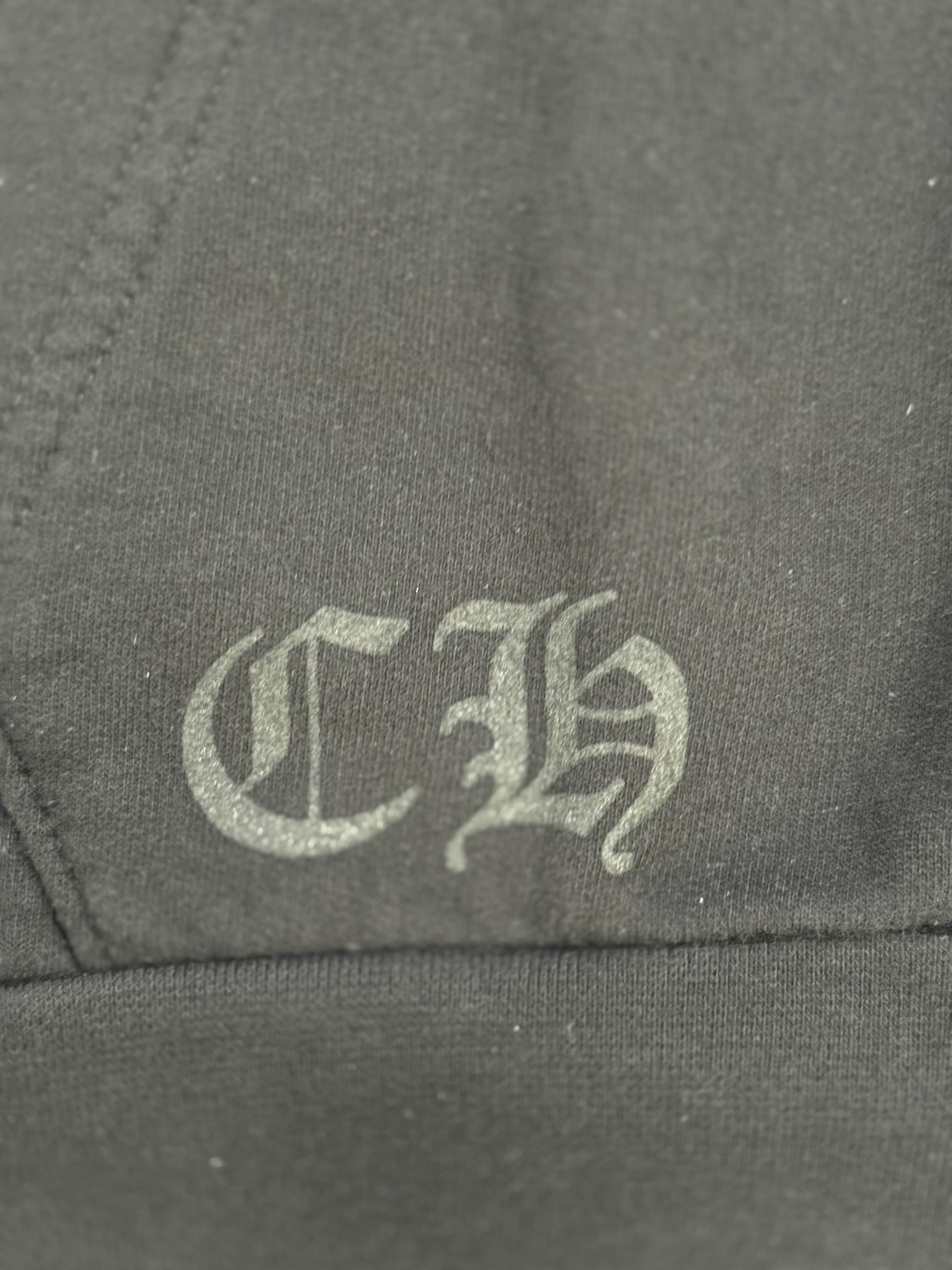 Chrome Hearts Black Hoodie with Camo Prints