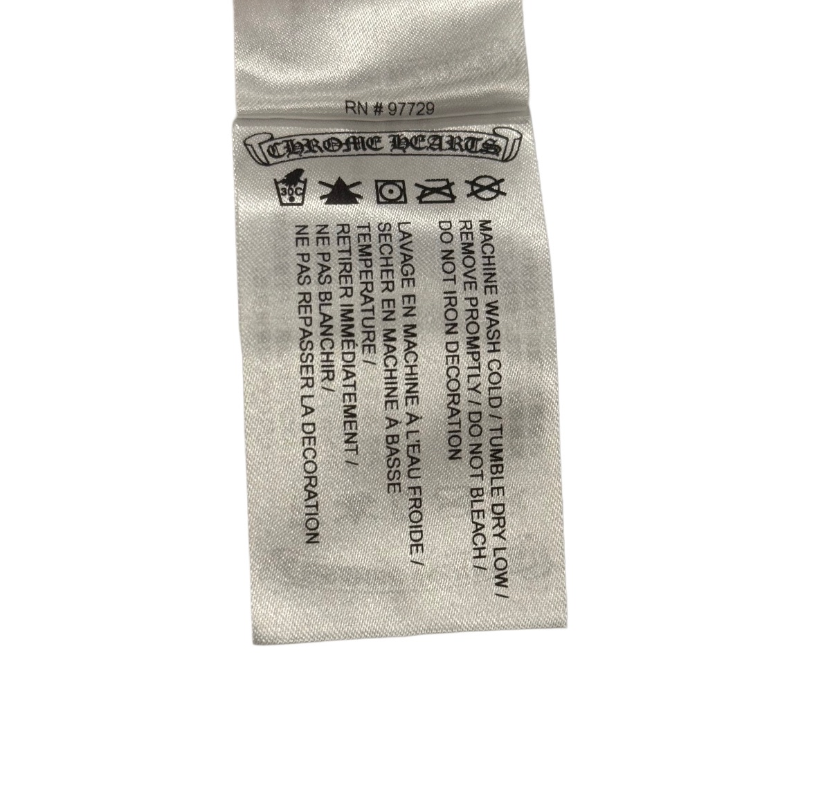 Chrome Hearts Exclusive F&F Black Matty boy Zip-up with White thermal inline