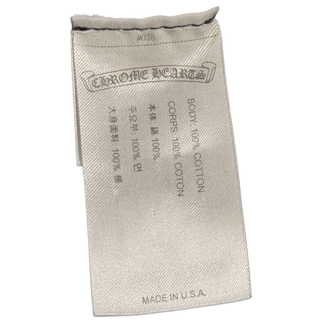 Chrome Hearts Black Hoodie with Camo Prints