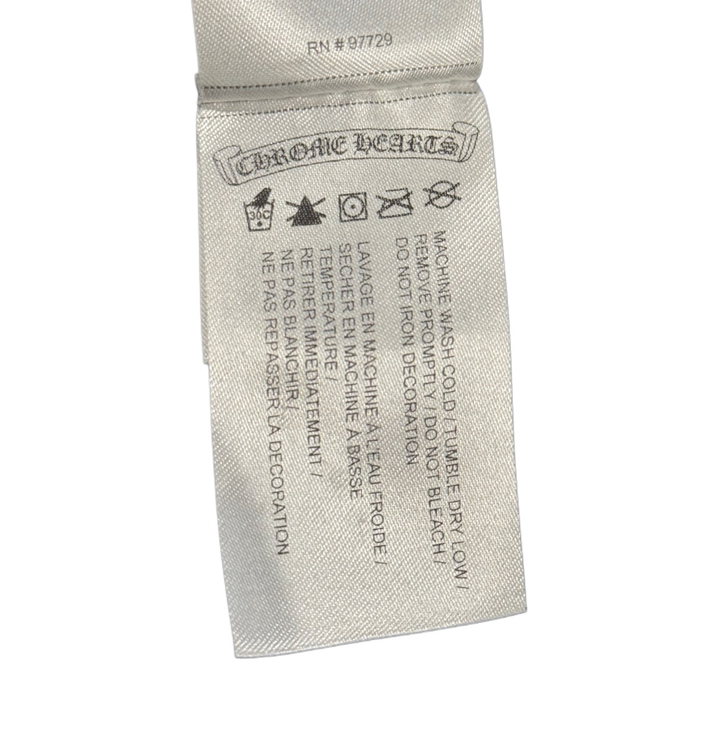 Chrome Hearts Black Hoodie with Camo Prints