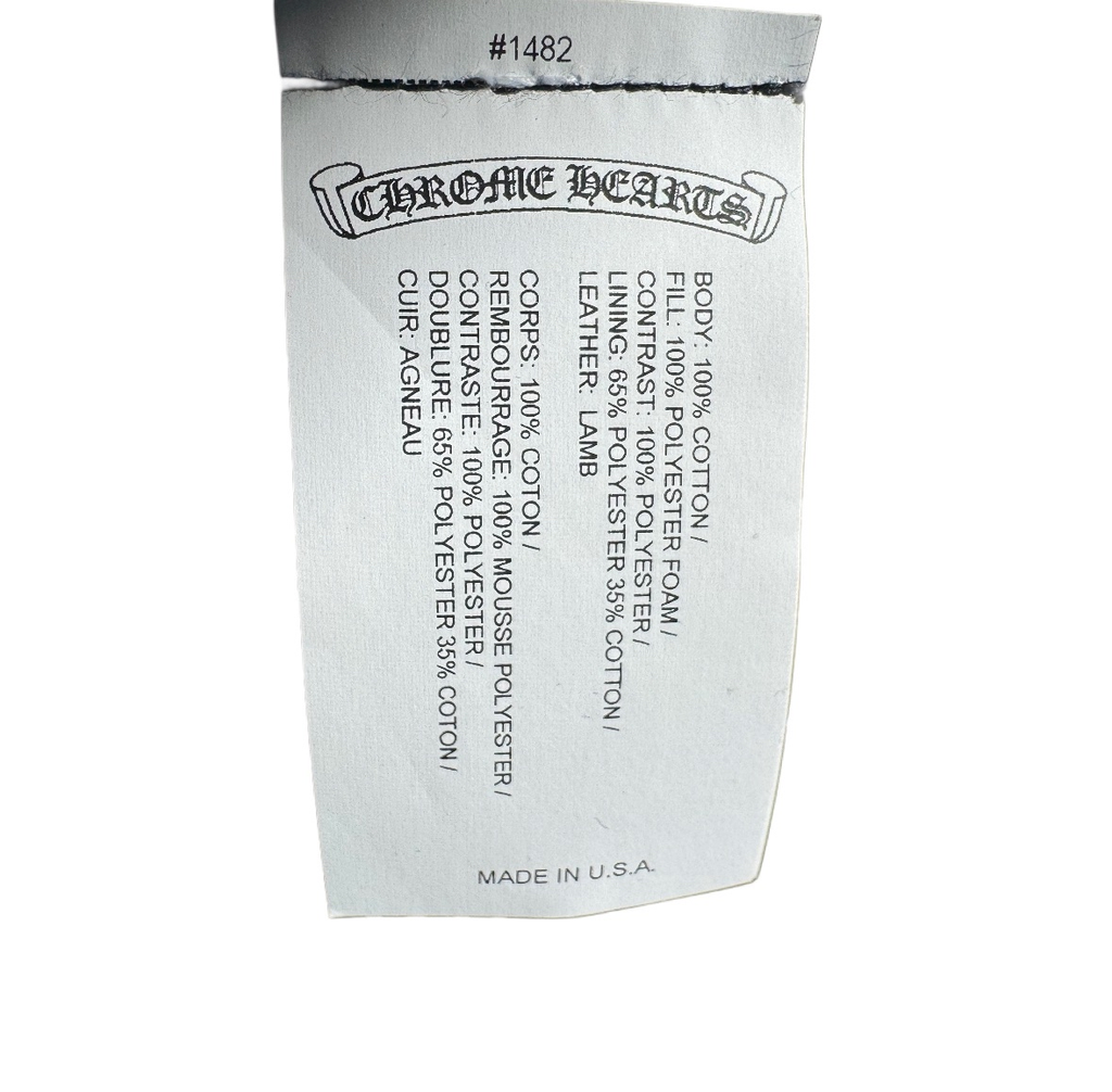 Chrome Hearts Black Cemetery Cross Patch on Black Trucker Hat