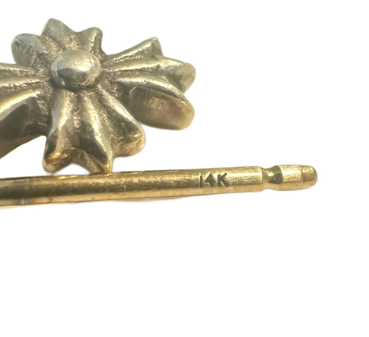 Chrome hearts Tiny E Cross Single Drop Earring SET