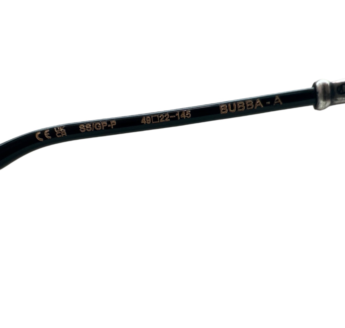 Chrome Hearts 18k Gold Plated and Sterling Silver Bubba-A Glasses