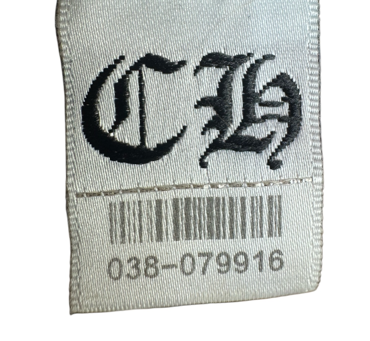 Chrome Hearts White Leather Cemetery Cross Patch on Black Trucker Hat