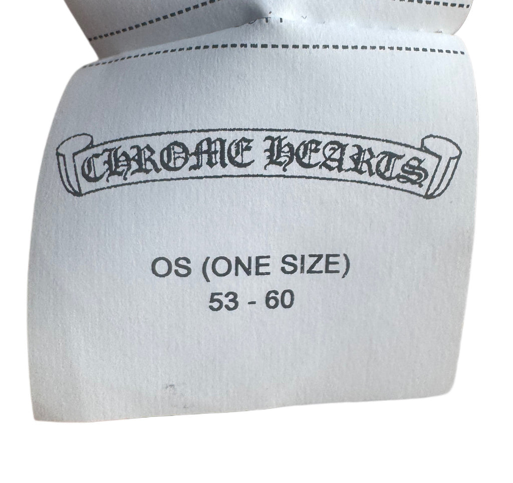 Chrome Hearts Grey Cashmere Beanie with Triple White Leather Star Patches