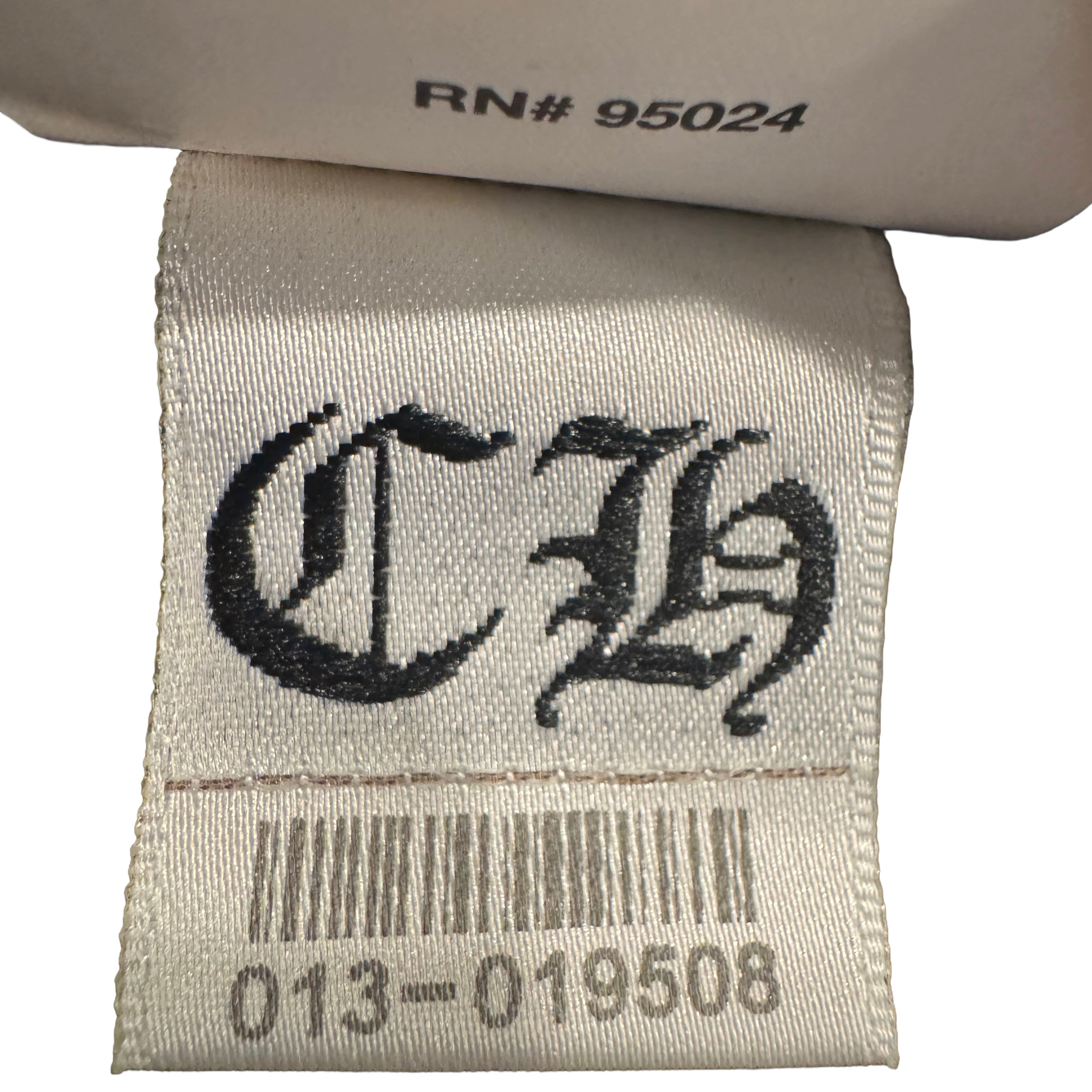 Chrome Hearts Black Thermal-Lined Zip up with white Horse-shoe print