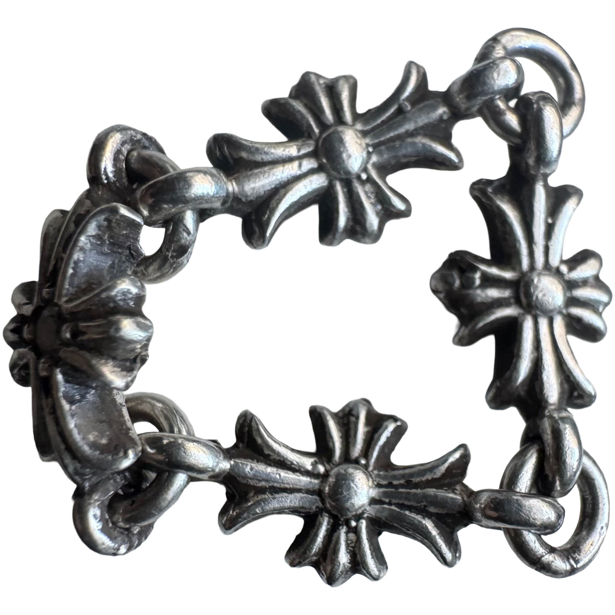 Chrome Hearts Diamond Tiny E ring - Size 5