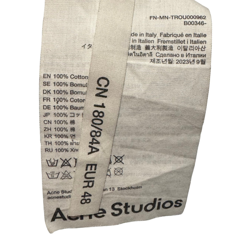Acne Studios blue/Silver waxed denim Jeans