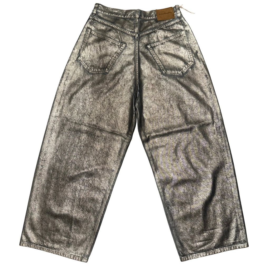 Acne Studios blue/Silver waxed denim Jeans