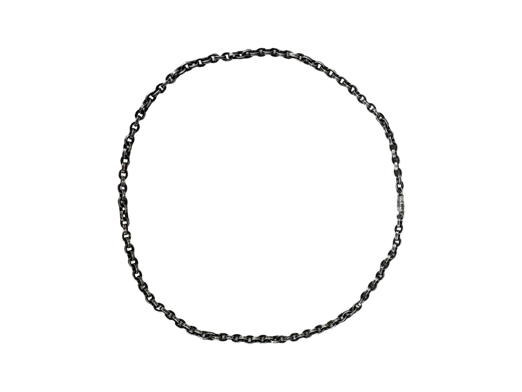 Chrome Hearts Silver Paperchain Necklace (20 inch)